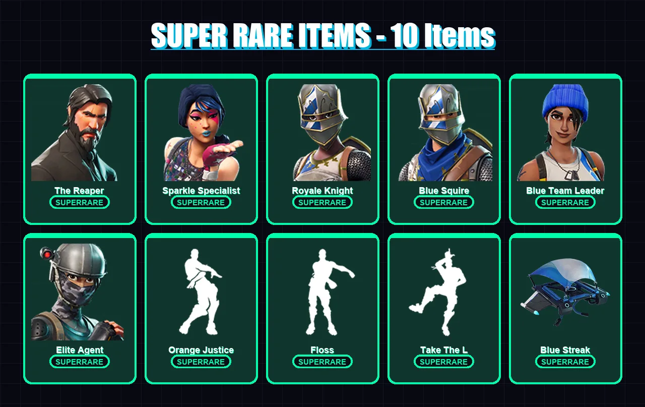 [PS4/PS5/XBOX/PC] | The Reaper | Sparkle Specialist | Royale Knight | 18 skin | Lv446