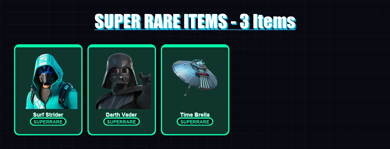 [PC/XBOX] | Surf Strider | Darth Vader | Gear Specialist Maya | Twyn | Mandalorian | 127 skin | 125 pickaxe | 107 emote | 126 glider | Lv2193