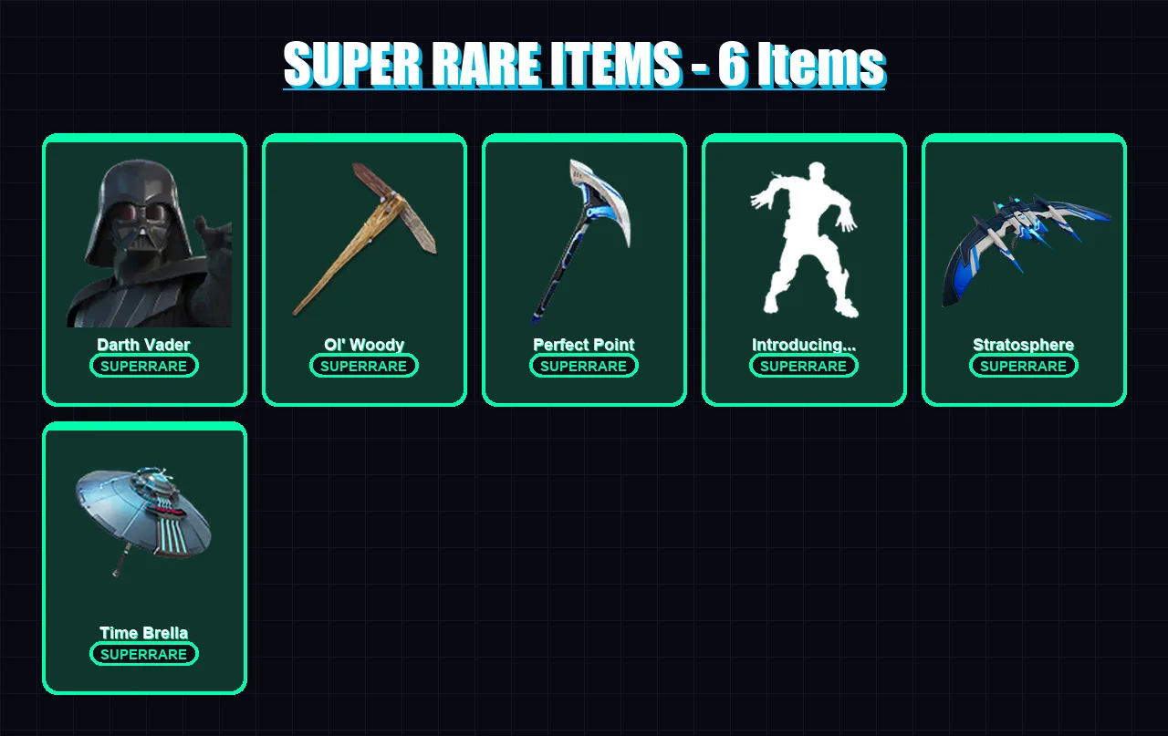 [PS4/PS5/XBOX/PC] | Darth Vader | Era | Renzo the Destroyer | Twyn | Malik | 211 skin | 274 pickaxe | 207 emote | 167 glider | Lv2880