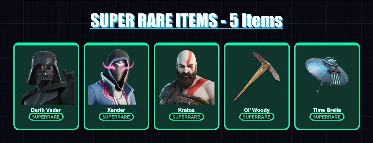 [PS4/PS5/XBOX/PC] | Darth Vader | Xander | Kratos | The Cube Queen | Peter Griffin | 243 skin | 276 pickaxe | 219 emote | 234 glider | Lv3161