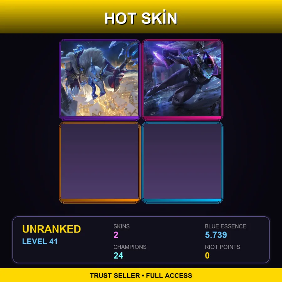 ME | Ice King Twitch | PROJECT: Vayne | 2 Skin | 24 Champ | Lv41