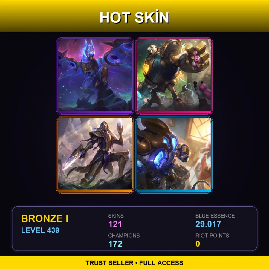 LAN | Lv439 | Bronze I | 121 Skin | 172 Champ — Star Guardian Miss Fortune