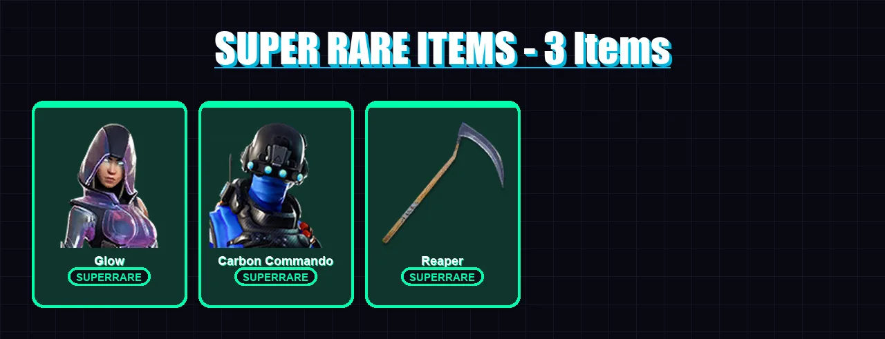 [PS4/PS5/XBOX/PC] | Glow | Carbon Commando | Joey | Ultima Knight | The Scientist | 143 skin | 210 pickaxe | 146 emote | 151 glider | Lv2428
