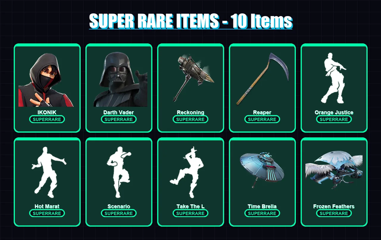 [PC/PSN] | IKONIK | Darth Vader | A.I.M. | Spectra Knight | Backlash | 204 skin | 205 pickaxe | 190 emote | 191 glider | Lv3121