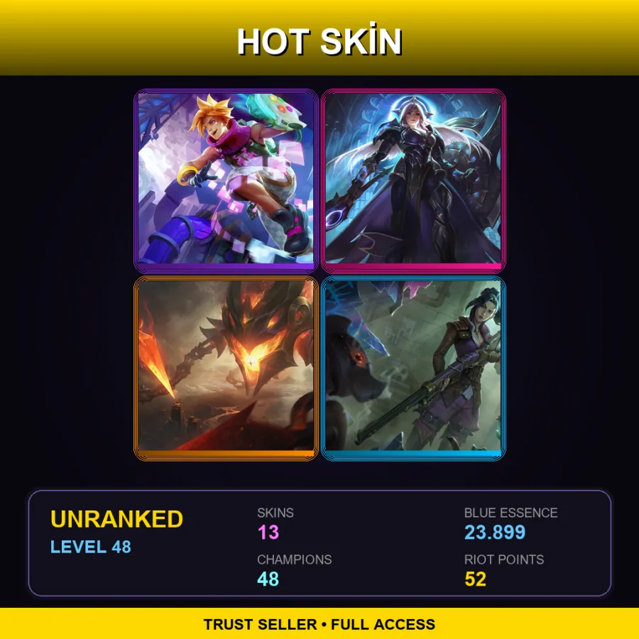 LAN | Lv48 | Unranked | 13 Skin | 48 Champ — Badlands Baron Rumble