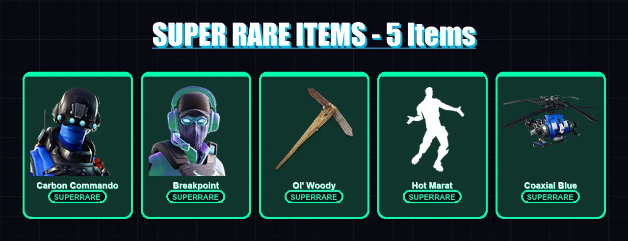 [PC/XBOX/PSN] | Carbon Commando | Breakpoint | The Scientist | Sentinel | Rox | 39 skin | 44 pickaxe | 70 emote | 44 glider | Lv846