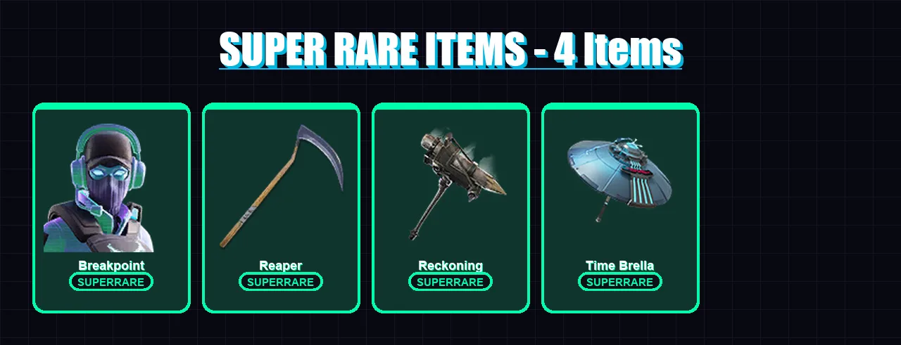 [PC/XBOX/PSN] | Breakpoint | Calamity | Omegarok | Ruin | Sentinel | 54 skin | 92 pickaxe | 86 emote | 76 glider | Lv1297