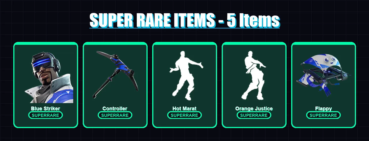 [PS4/PS5/PC] | Blue Striker | Hybrid | Snap | Blackheart | Rox | 59 skin | 115 pickaxe | 74 emote | 98 glider | Lv1504