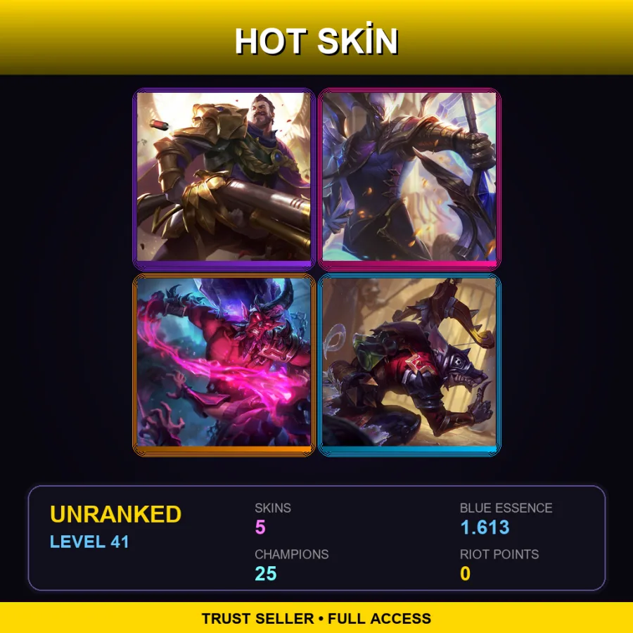 OCE | Lv41 | Unranked | 5 Skin | 25 Champ — Victorious Aatrox