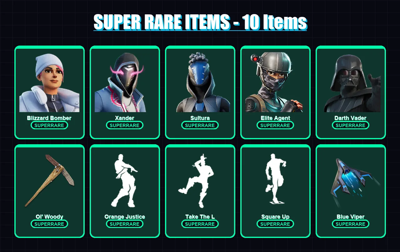 [PS4/PS5/PC] | Blizzard Bomber | Xander | Sultura | Elite Agent | Darth Vader | 57 skin | 62 pickaxe | 49 emote | 60 glider | Lv742