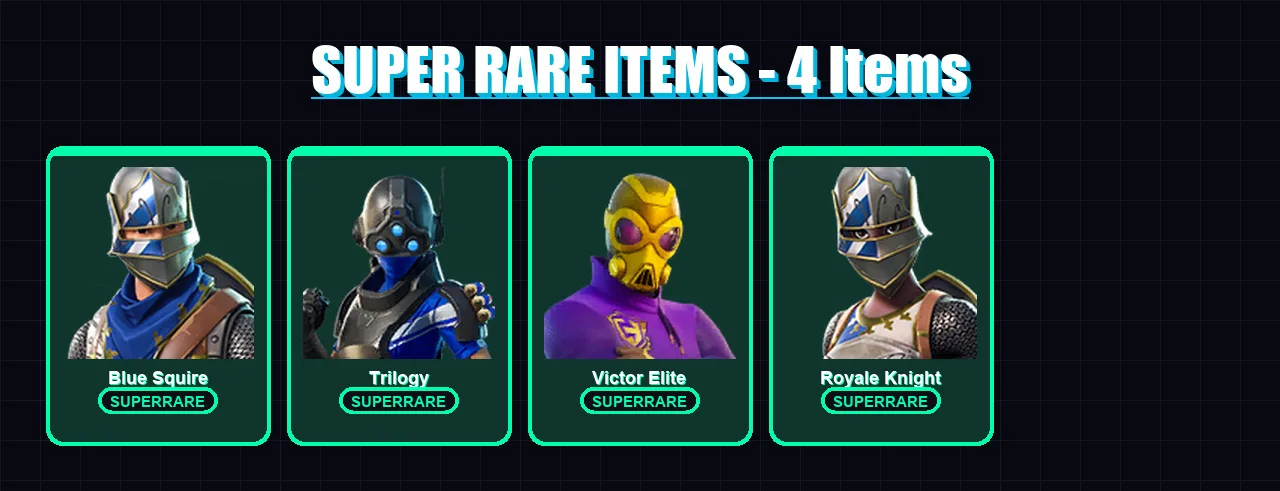 [PC/XBOX/PSN] | Blue Squire | Trilogy | Victor Elite | Royale Knight | Deadpool | 40 skin | 27 pickaxe | 44 emote | 23 glider | Lv453