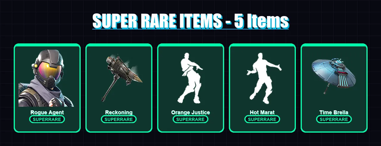 [PC] | Rogue Agent | All Might | Valor | Spectra Knight | Blackheart | 78 skin | 99 pickaxe | 81 emote | 83 glider | Lv992