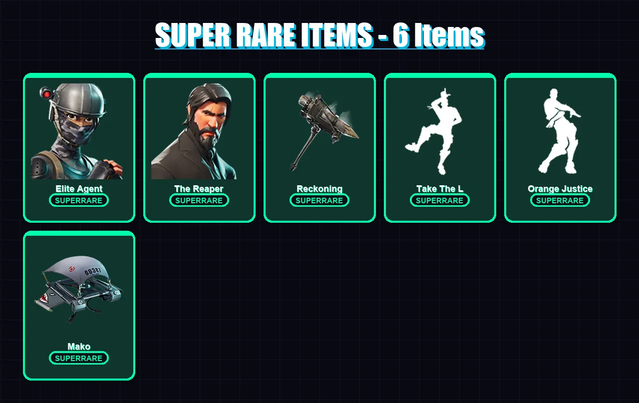 [PS4/PS5/XBOX/PC] | Elite Agent | The Reaper | Lynx | Fade | Zenith | 22 skin | 16 pickaxe | 27 emote | 27 glider | Lv602