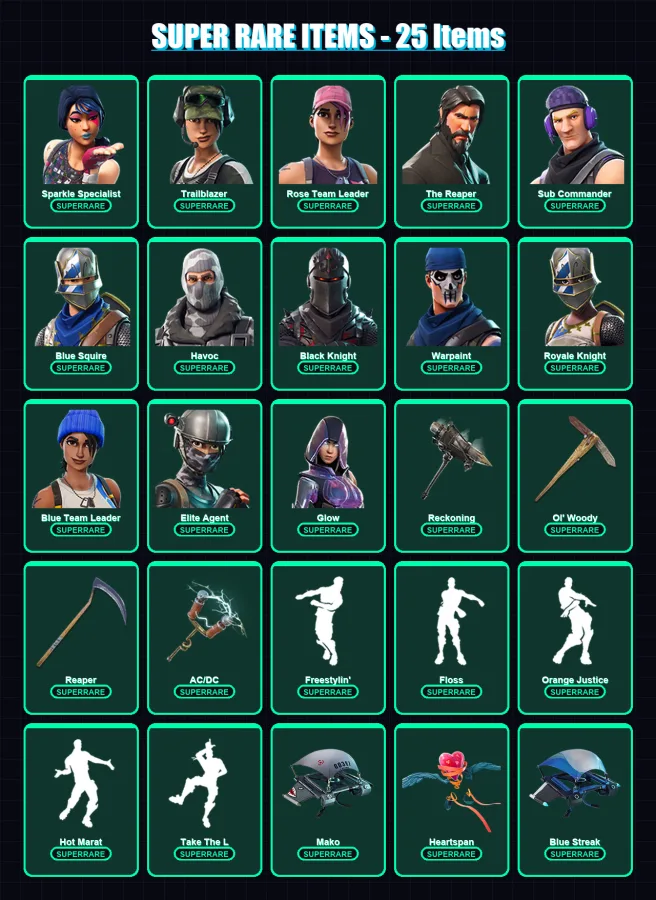 [PC/XBOX] | Sparkle Specialist | Trailblazer | Rose Team Leader | 196 skin | Lv2161