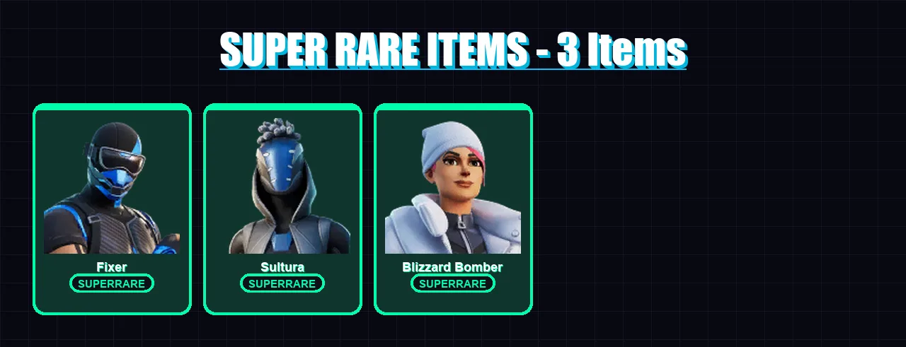 [PC/XBOX] | Fixer | Sultura | Blizzard Bomber | Trailblazer Tai | Santa Dogg | 16 skin | 37 pickaxe | 21 emote | 23 glider | Lv408