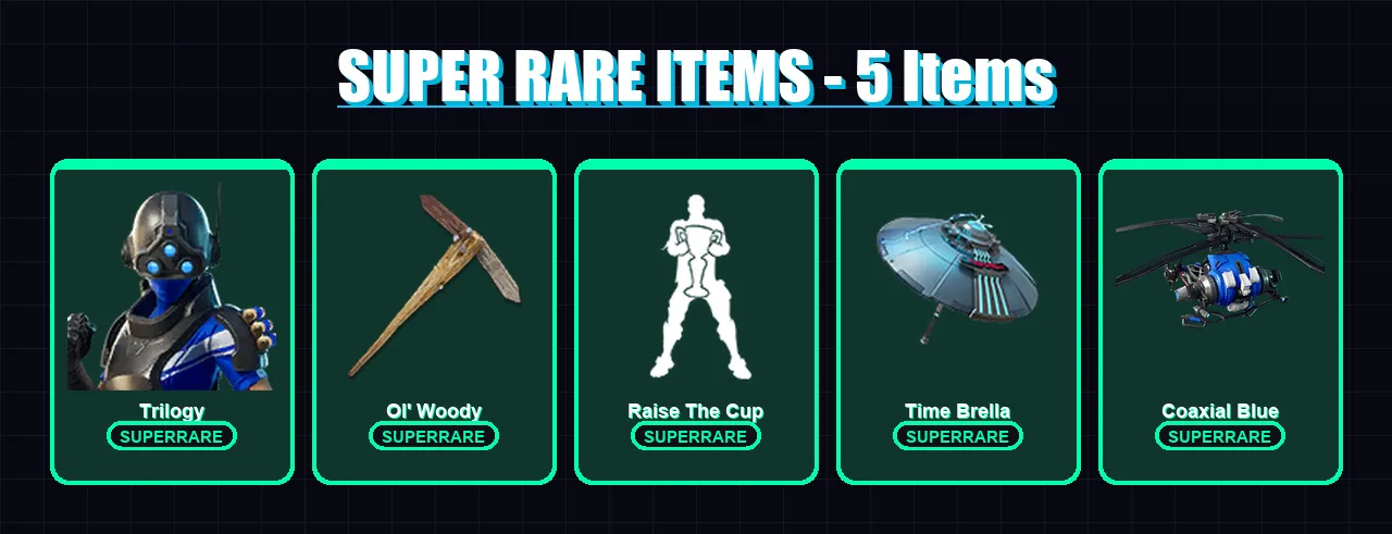 [PC/XBOX/PSN] | Trilogy | Valeria | Fade | Spectra Knight | Midas | 161 skin | 225 pickaxe | 181 emote | 190 glider | Lv3279