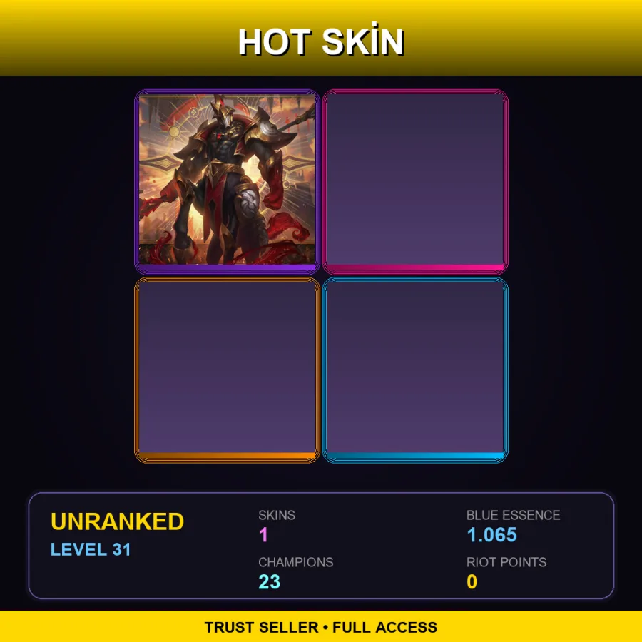 EUNE | Lv31 | Unranked | 1 Skin | 23 Champ — Arcana Hecarim