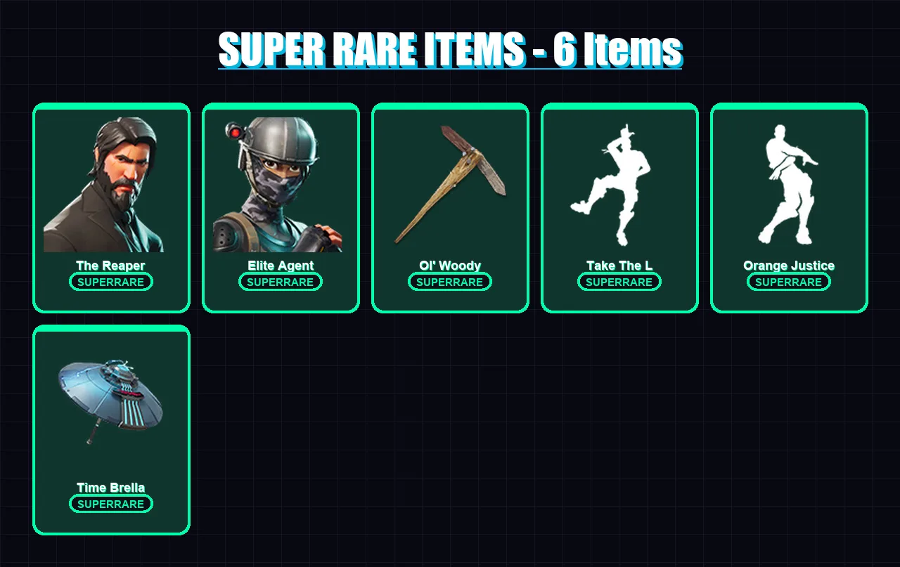 [PS4/PS5/PC] | The Reaper | Elite Agent | Spectra Knight | Valor | Valeria | 53 skin | 81 pickaxe | 76 emote | 74 glider | Lv1161