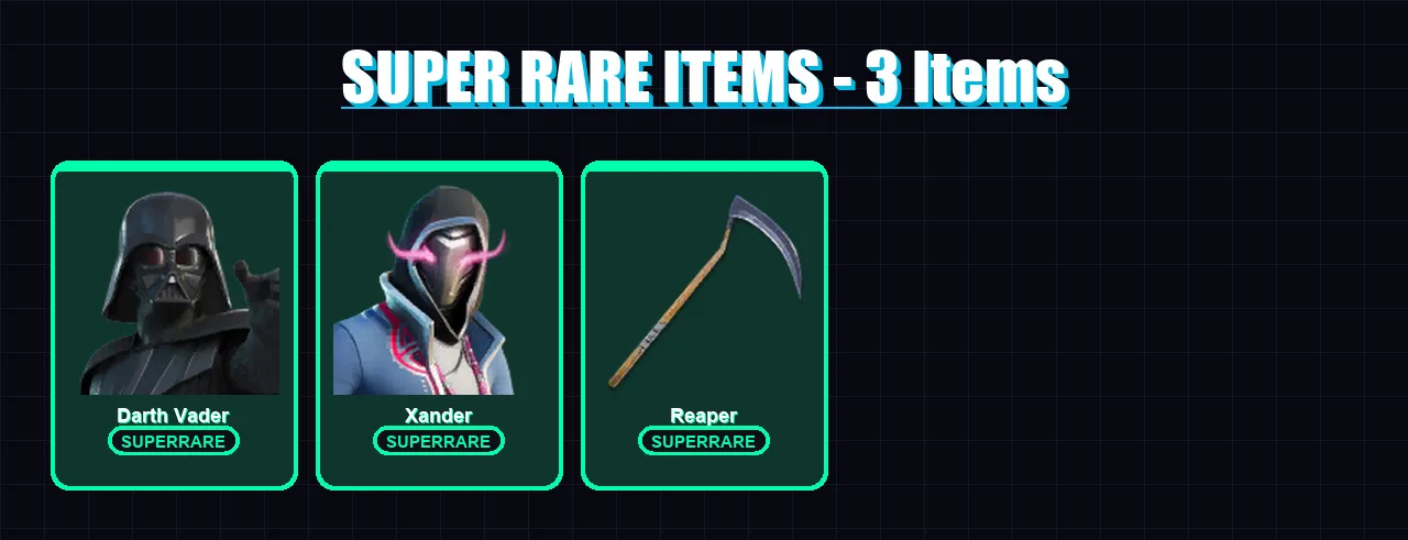[PC/PSN] | Darth Vader | Xander | Nezumi | Dynamo Dancer | Snap | 106 skin | 167 pickaxe | 116 emote | 93 glider | Lv2480