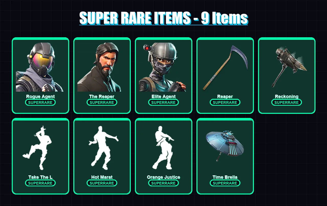 [PS4/PS5/XBOX/PC] | Rogue Agent | The Reaper | Elite Agent | 79 skin | Lv1441