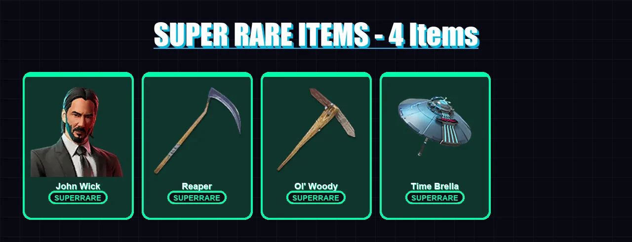[PC/XBOX/PSN] | John Wick | Omegarok | Spectra Knight | Son Goku | Inferno | 97 skin | 141 pickaxe | 84 emote | 77 glider | Lv833
