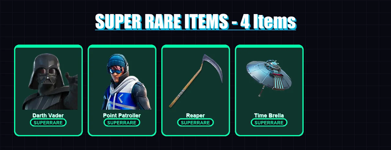 [SWITCH/XBOX/PSN/PC] | Darth Vader | Point Patroller | Twyn | Kado Thorne | Ronin | 174 skin | 212 pickaxe | 153 emote | 178 glider | Lv2541