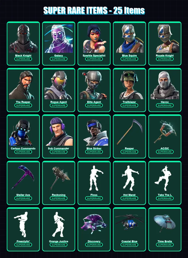 [PS4/PS5/XBOX/PC] | Black Knight | Galaxy | Sparkle Specialist | 166 skin | Lv1955