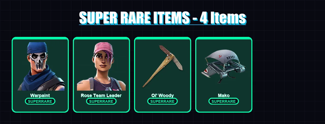 [PC/PSN] | Warpaint | Rose Team Leader | Sky Stalker | Carbide | Mogul Master (CAN) | 6 skin | 16 pickaxe | 14 emote | 18 glider | Lv273