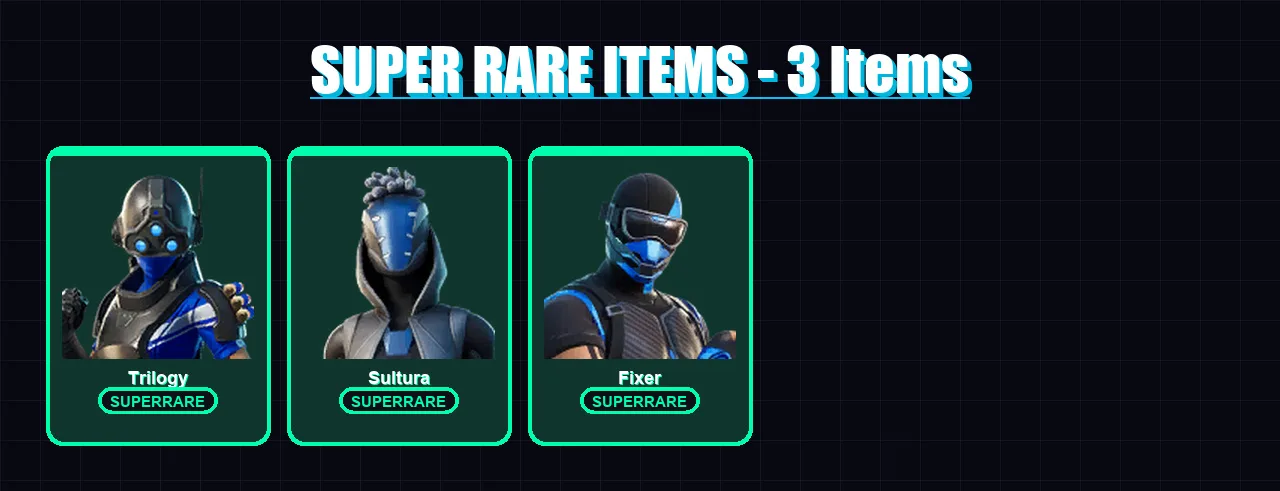 [PS4/PS5/XBOX/PC] | Trilogy | Sultura | Fixer | Sentinel | Midas | 89 skin | 118 pickaxe | 83 emote | 125 glider | Lv1550
