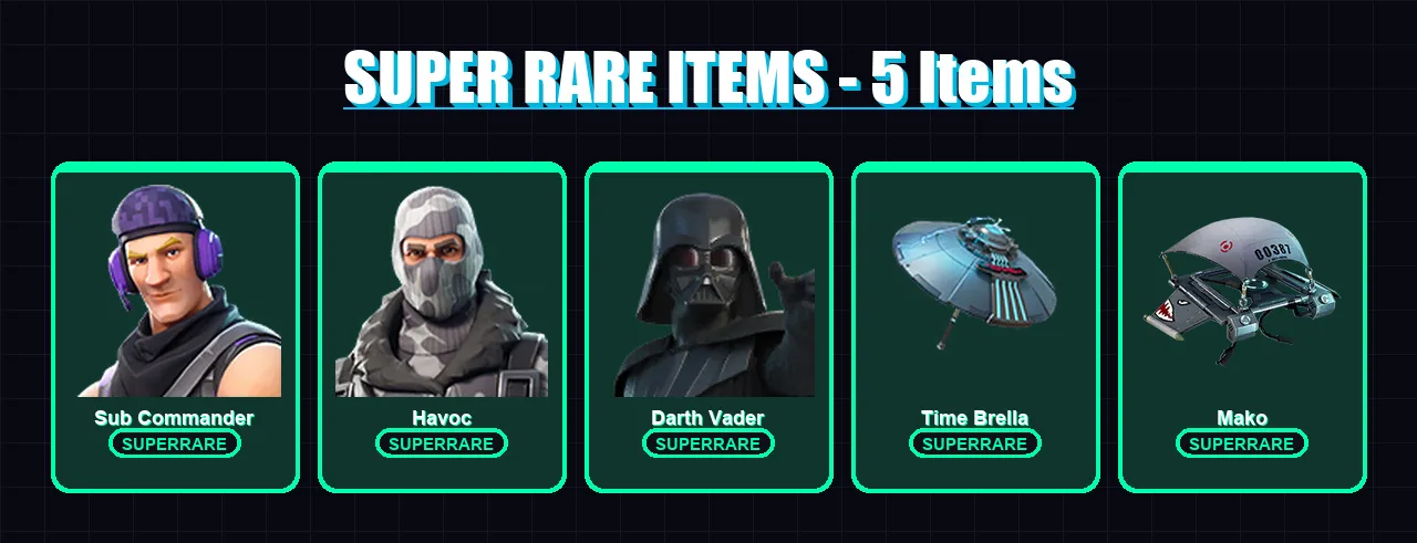 [PC/XBOX] | Sub Commander | Havoc | Darth Vader | Midas | Gear Specialist Maya | 58 skin | 72 pickaxe | 52 emote | 76 glider | Lv1047