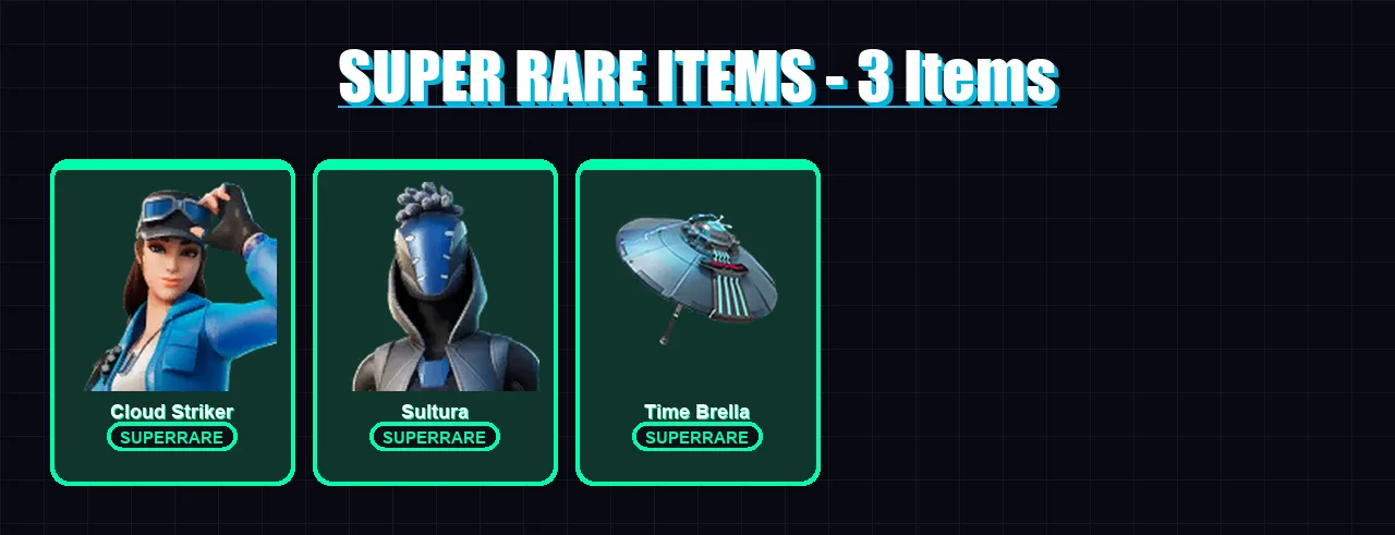 [PC/XBOX/PSN] | Cloud Striker | Sultura | The Origin | The Ageless | Renzo the Destroyer | 56 skin | 112 pickaxe | 62 emote | 87 glider | Lv1195 — Fortnite account