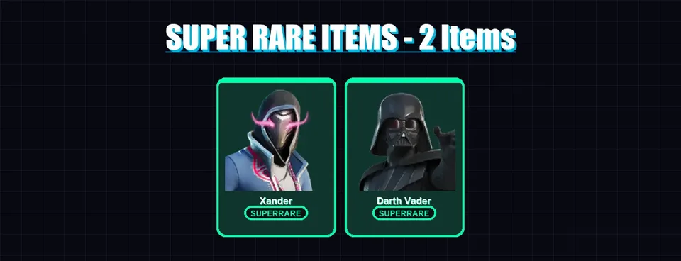 [PS4/PS5/XBOX/PC] | Xander | Darth Vader | Snap | The Origin | Malik | 31 skin | 46 pickaxe | 24 emote | 31 glider | Lv543 — main preview