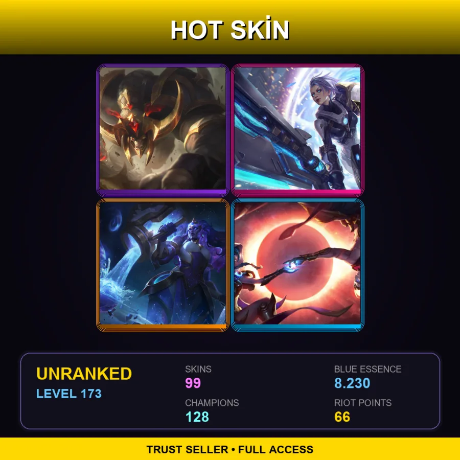 EUW | Lv173 | Unranked | 99 Skin | 128 Champ — Spirit Blossom Kindred