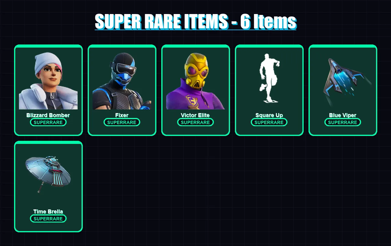 [PS4/PS5/PC] | Blizzard Bomber | Fixer | Victor Elite | Ronin | Haven | 33 skin | 95 pickaxe | 59 emote | 84 glider | Lv1449