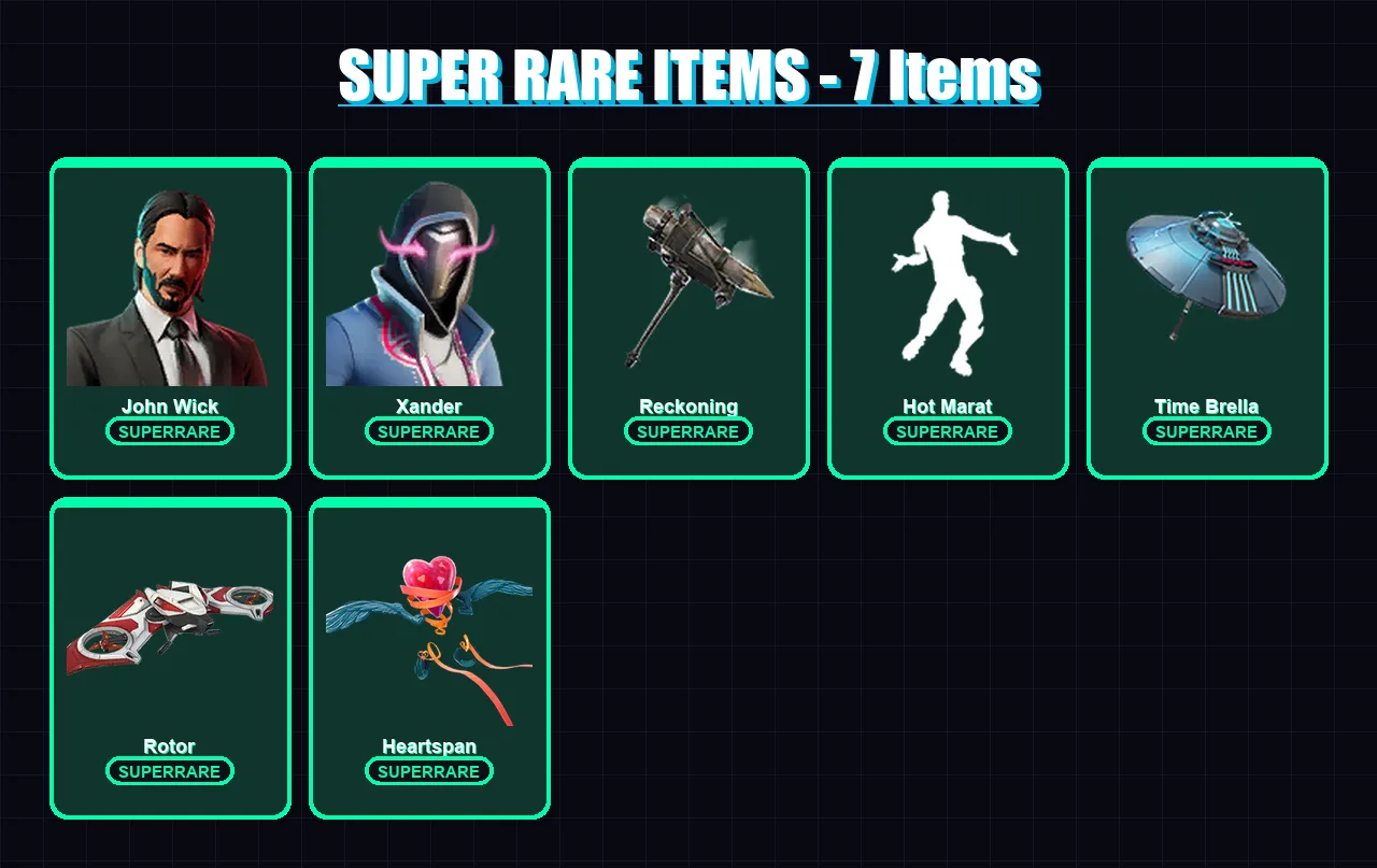 [PC/XBOX/PSN] | Double Helix | John Wick | Xander | Dire | Calamity | 71 skin | 85 pickaxe | 81 emote | 90 glider | Lv1000 — Fortnite account