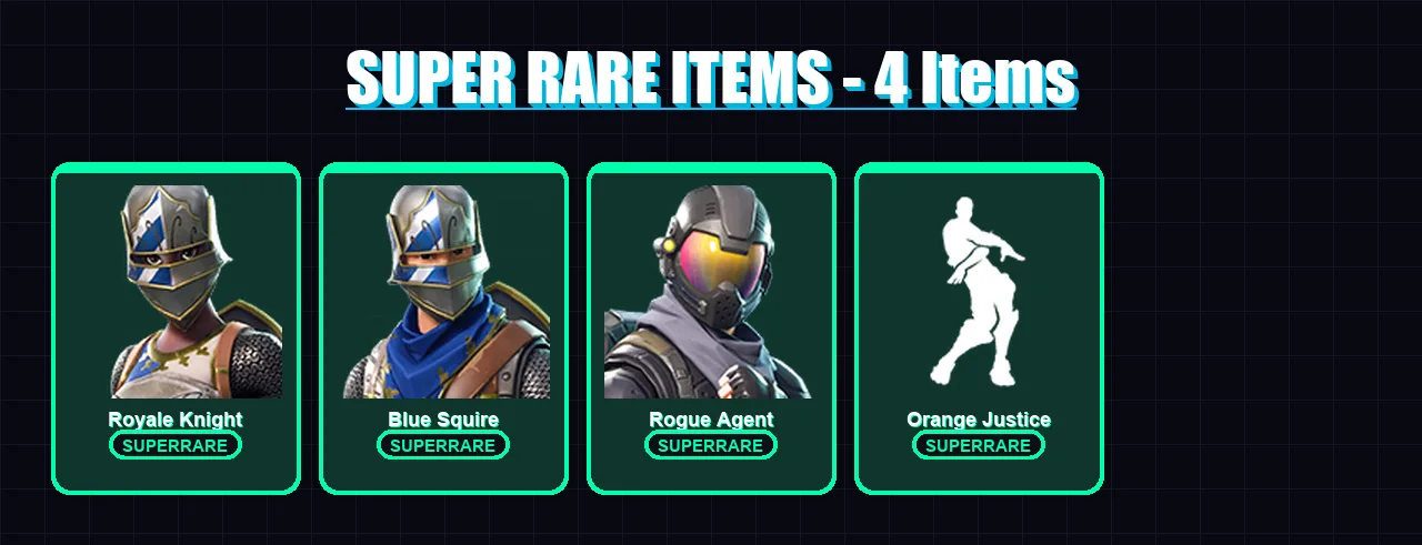 [PC/XBOX/PSN] | Royale Knight | Blue Squire | Rogue Agent | Ragnarok | Valor | 25 skin | 27 pickaxe | 46 emote | 41 glider | Lv728