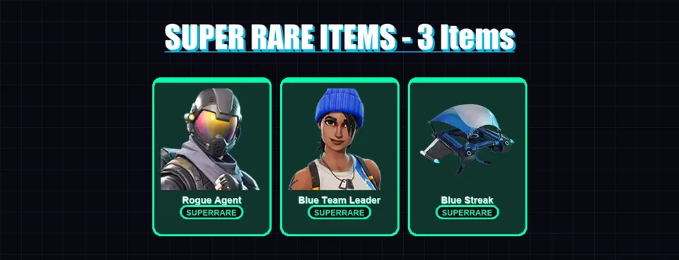 [PS4/PS5/XBOX/PC] | Rogue Agent | Blue Team Leader | Jack Gourdon | Sushi Master | 4 skin | 1 pickaxe | 2 emote | 2 glider | Lv14 — main preview