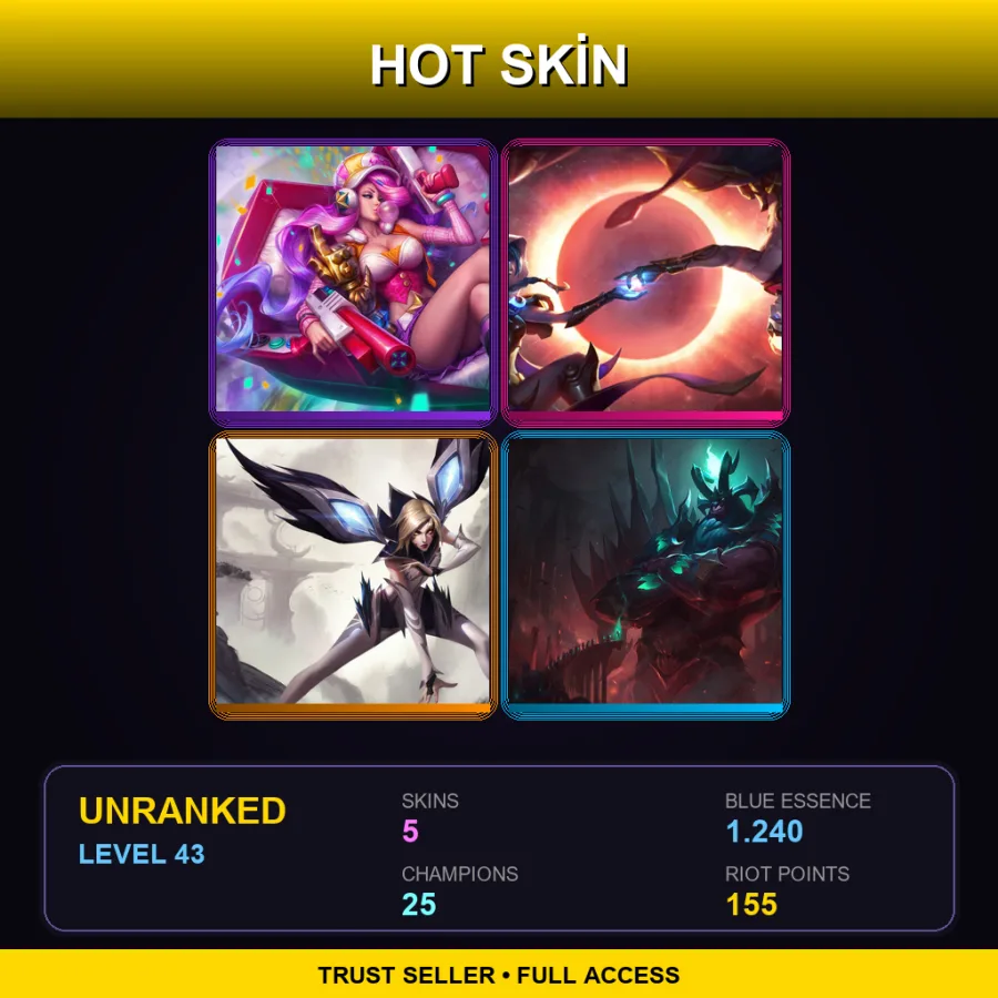 LAS | Lv43 | Unranked | 5 Skin | 25 Champ — Gatekeeper Galio
