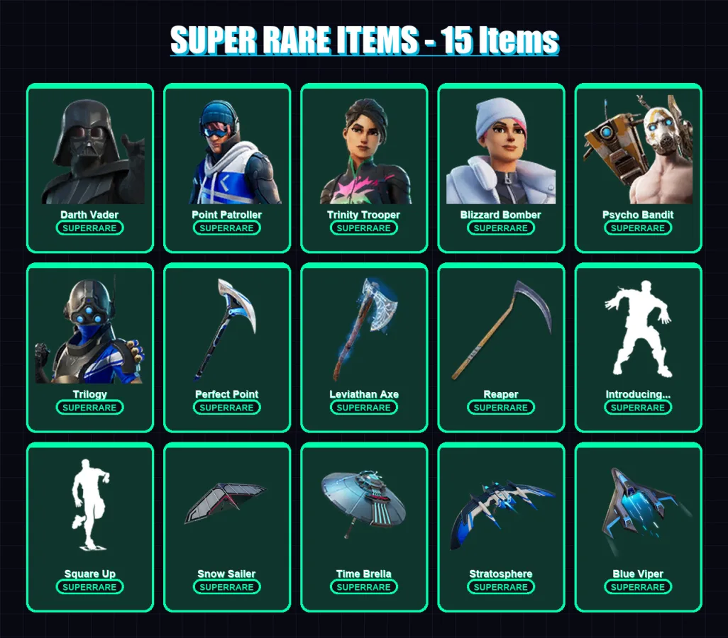 [PC/XBOX/PSN] | Darth Vader | Point Patroller | Trinity Trooper | 456 skin | Lv4282 — Fortnite account