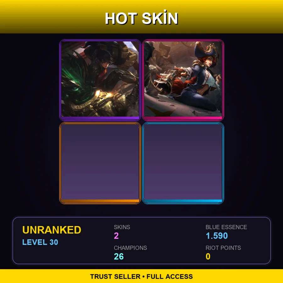 LAN | Lv30 | Unranked | 2 Skin | 26 Champ with Heimerdinger