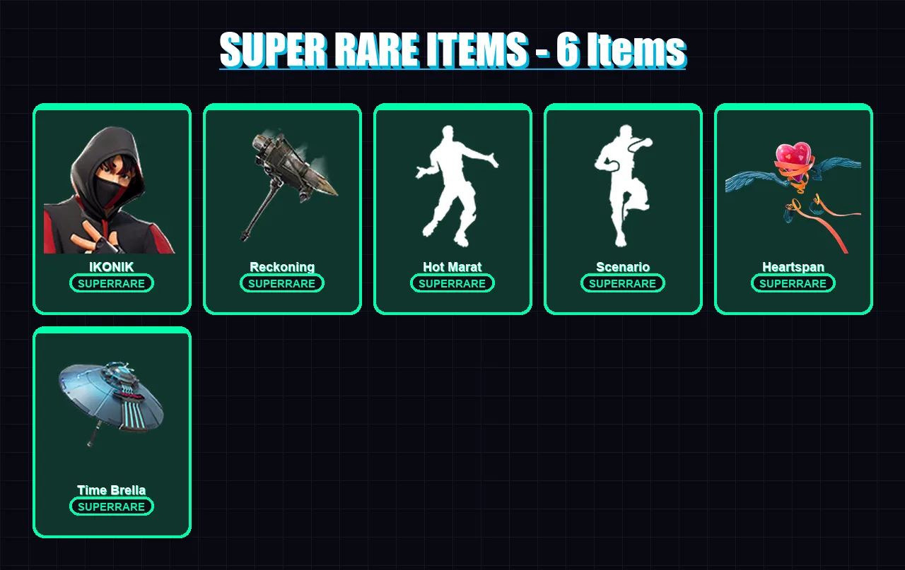 [PC/PSN] | IKONIK | The Prisoner | Hybrid | Blackheart | The Ageless | 34 skin | 39 pickaxe | 46 emote | 51 glider | Lv800 — Fortnite account