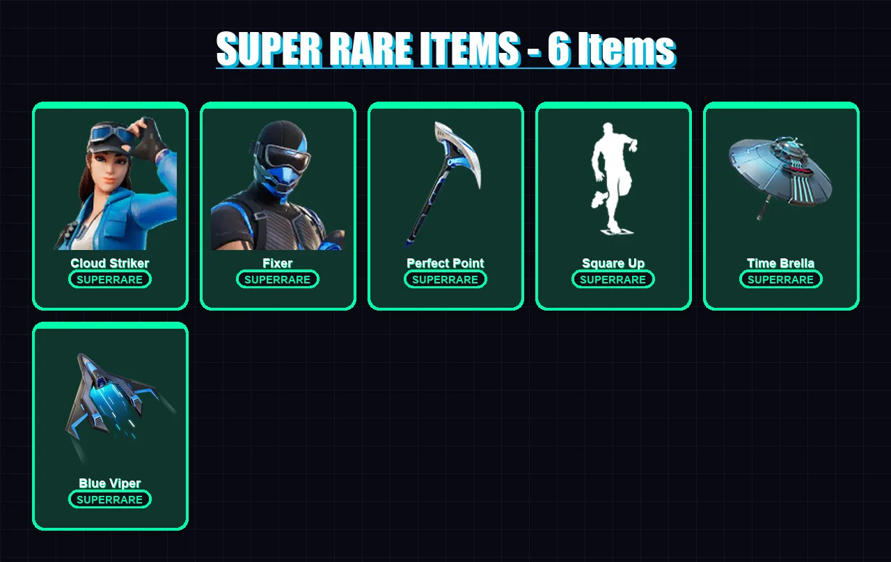 [PC] | Cloud Striker | Fixer | Paradigm (Reality-659) | Renzo the Destroyer | Raz | 102 skin | 137 pickaxe | 86 emote | 122 glider | Lv1486