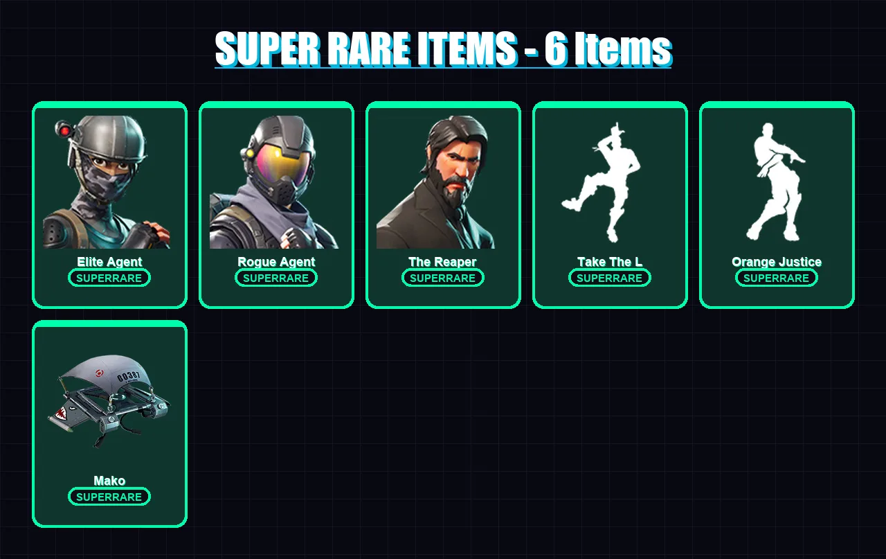 [PC/PSN] | Renegade Raider (OG) | Elite Agent | Rogue Agent | The Reaper | Carbide | 21 skin | 24 pickaxe | 28 emote | 24 glider | Lv567