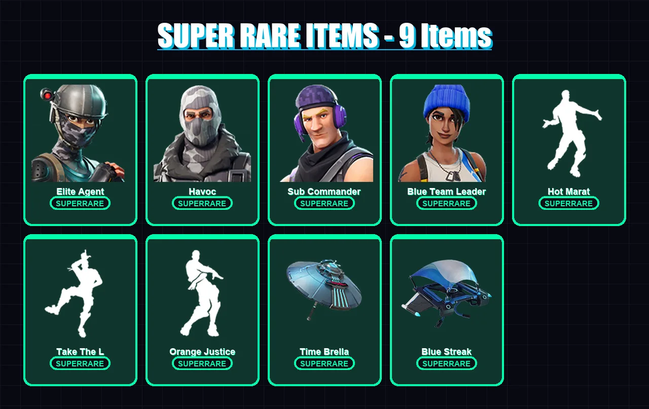 [PS4/PS5/XBOX/PC] | Elite Agent | Havoc | Sub Commander | Blue Team Leader | Red Knight | 28 skin | 27 pickaxe | 32 emote | 39 glider | Lv637
