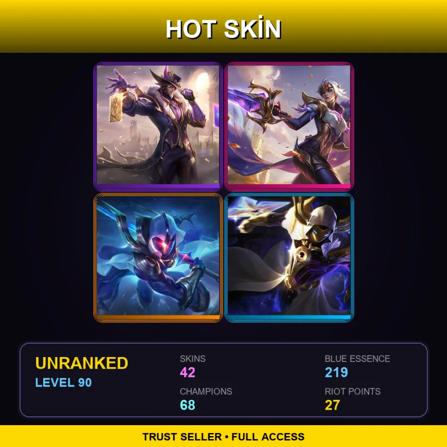 LAN | Lv90 | Unranked | 42 Skin | 68 Champ — Skt T1 Elise