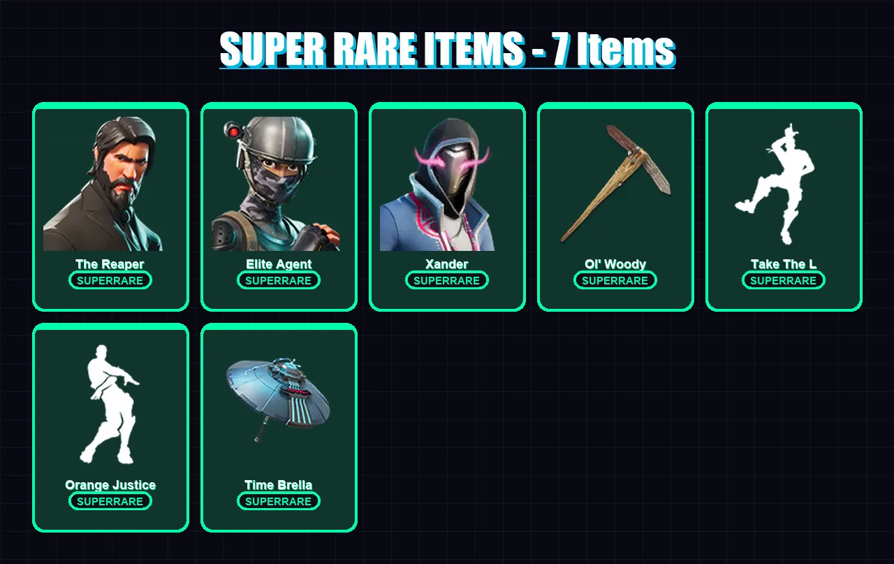 [PC/PSN] | The Reaper | Elite Agent | Xander | The Visitor | Drift | 100 skin | 122 pickaxe | 73 emote | 95 glider | Lv1083