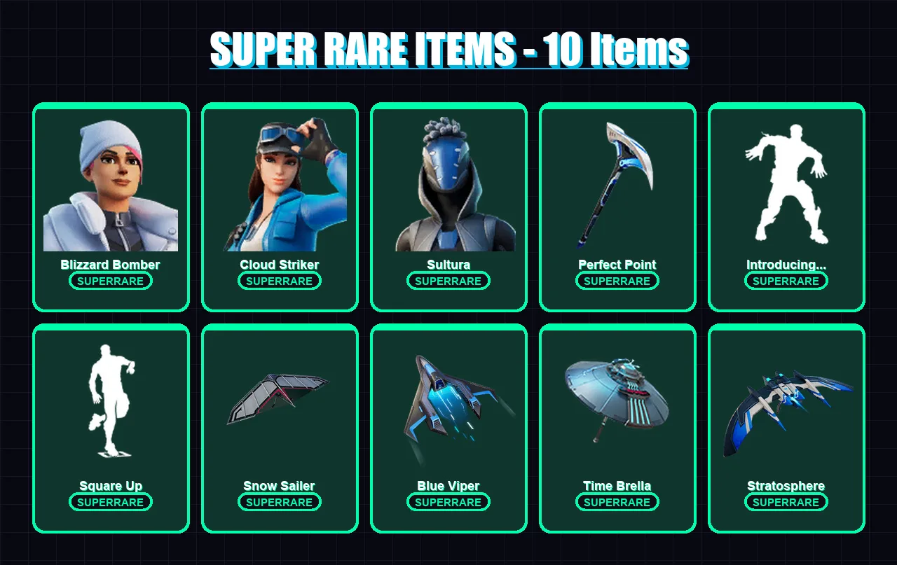 [PS4/PS5/XBOX/PC] | Blizzard Bomber | Cloud Striker | Sultura | 86 skin | Lv1080