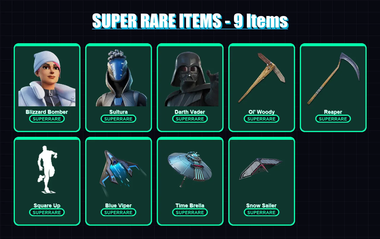 [PS4/PS5/XBOX/PC] | Blizzard Bomber | Sultura | Darth Vader | Omegarok | Ronin | 136 skin | 174 pickaxe | 109 emote | 127 glider | Lv2194 — Game account