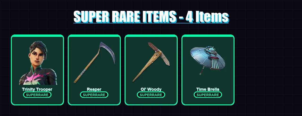 [PC] | Trinity Trooper | Hunter | Torin | Blaze | Valeria | 143 skin | 134 pickaxe | 86 emote | 77 glider | Lv1062