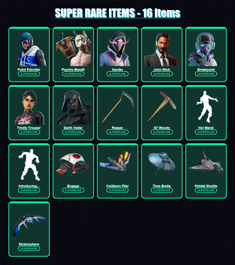 [PC/XBOX/PSN] | Stadium Hero '92 | Polo Prodigy | Point Patroller | Psycho Bandit | Xander | 878 skin | 674 pickaxe | 459 emote | 304 glider | Lv269